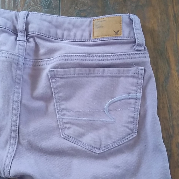 Lilac American Eagle Skinny Jeans - Picture 2 of 4